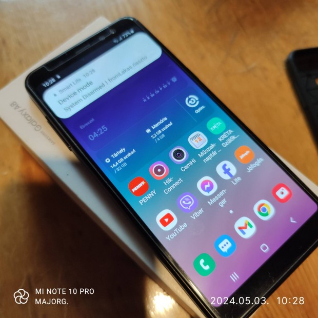 Samsung A8 2018 dual sim kartyafuggetlen