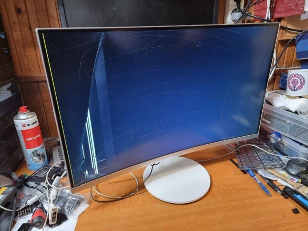 Samsung C27F581FDU LED 27" Full HD �velt monitor kijelz� hib�s