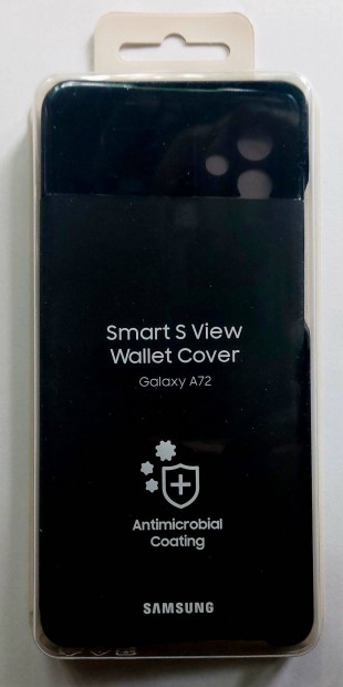 Samsung Clear S-View Case cover Samsung Galaxy A72/A72 5G gyri htlap
