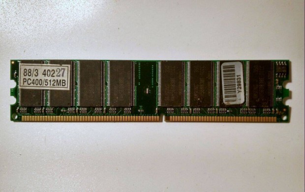 Samsung DDR1 400MHz 512MB RAM (Ver.1) teszteletlen