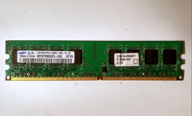 Samsung DDR2 667MHz 1GB RAM (Ver.1) teszteletlen