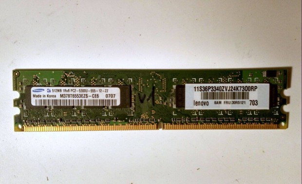 Samsung DDR2 667MHz 512MB RAM (Ver.1) teszteletlen