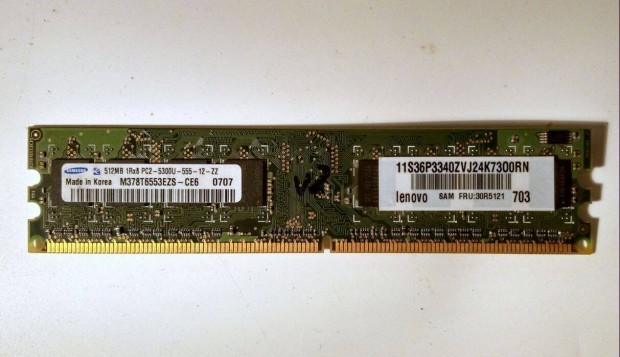 Samsung DDR2 667MHz 512MB RAM (Ver.2) teszteletlen