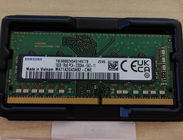 Samsung DDR4 16 GB 3200 mhz notebook laptop ram memria