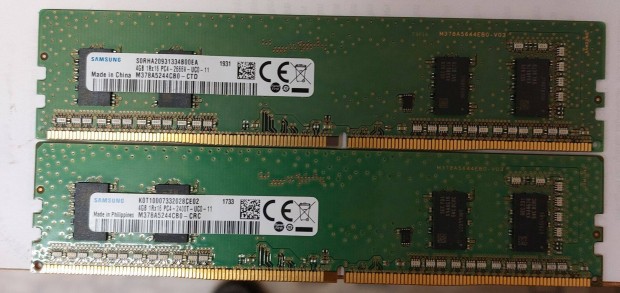 Samsung DDR4 2x4GB asztali Pc memria (M378A5244CB0)