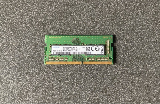 Samsung DDR4 8GB laptop leptop notebook RAM memria modul