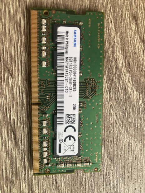 Samsung DDR4 notebook ram 8GB