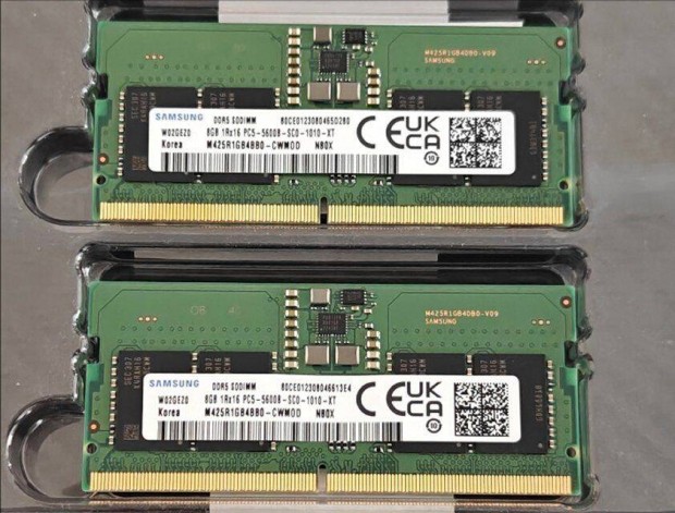 Samsung DDR5 16GB (2x8GB) 5600MHz laptop memria elad