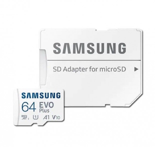 Samsung Evo Plus 64GB Microsd Memriakrtya +SD Adapter(Vz s Hll)