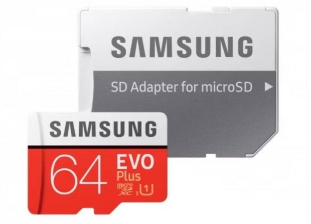 Samsung Evo Plus 64Gb Micro sd Kártya