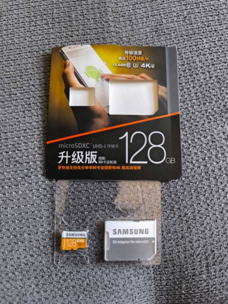 Samsung Evo Plus microsdxc Uhs-I memriakrtya 128 GB