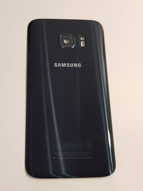 Samsung G930 Galaxy S7 Fekete Akkufedel Hatlap Gyari