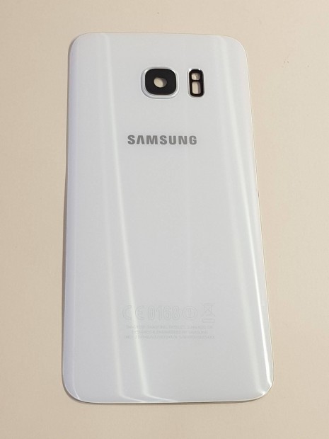 Samsung G935 S7 Edge Feher Hatlap Akkufedel Gyari