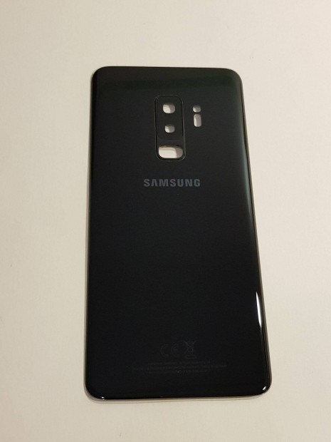 Samsung G965F Galaxy S9 Plus Fekete Akkufedel Hatlap Gyari