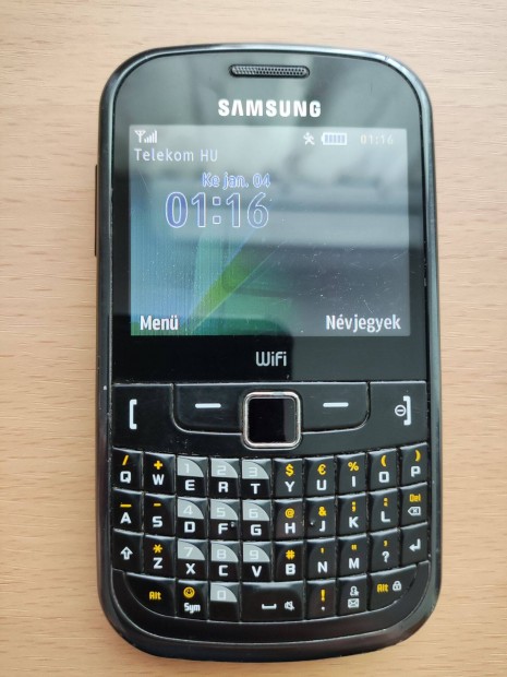 Samsung GT S 3350,telekom függő(30-as),gyári töltő,wifi,nagyon szép!