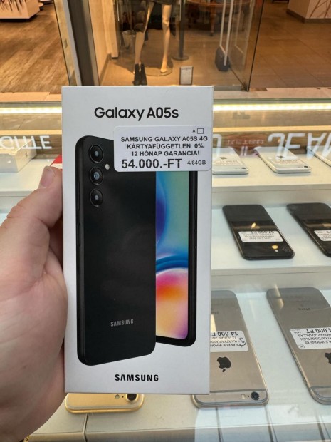 Samsung Galaxy A05s Krtyafggetlen 64 GB, 12 h garancia