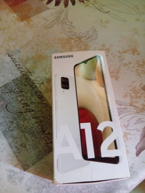 Samsung Galaxy A12 DS 4+64GB (EX),fehér