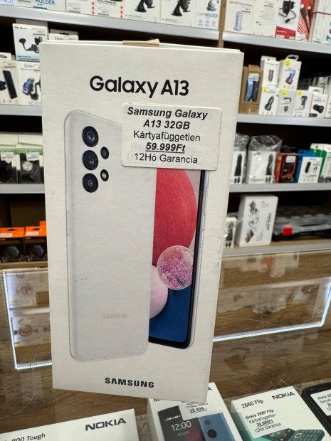 Samsung Galaxy A13 32GB Krtyafggetlen 12H Garancia