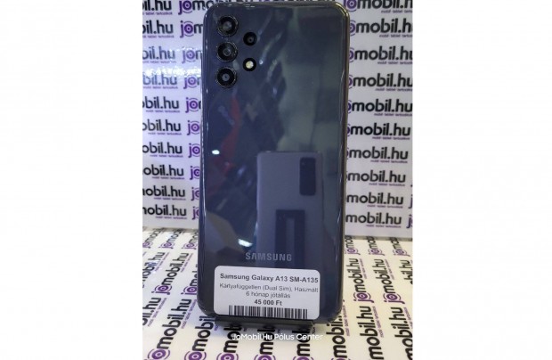 Samsung Galaxy A13 Fekete Fggetlen Jtllssal