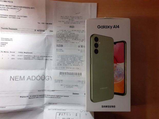 Samsung Galaxy A14 4/64GB Dual j Green 2 v Media Markt Garis !