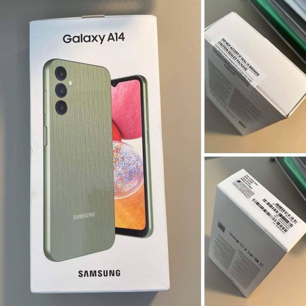 Samsung Galaxy A14 64GB elad Tiszta j, Bontatlan, Garancilis