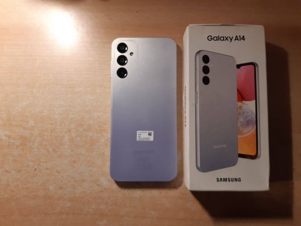 Samsung Galaxy A14 Dual Fggetlen jszer Silver Garis !