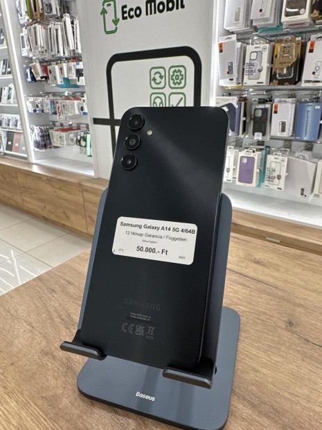 Samsung Galaxy A14 Kártyafüggetlen 64 GB, 12 hó garancia