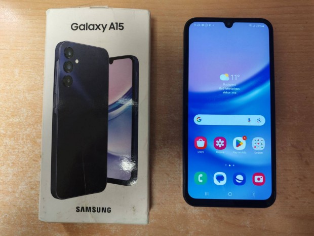 Samsung Galaxy A15 4/128GB Dual Fggetlen jszer Garis !