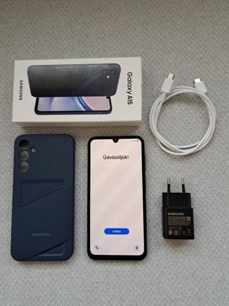 Samsung Galaxy A15 bolt garancival, 2 napot hasznlt