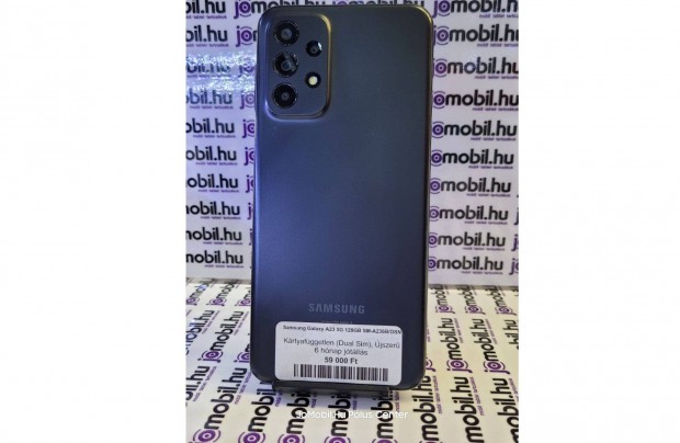 Samsung Galaxy A23 5G 4/128GB Fekete Fggetlen Jtllssal