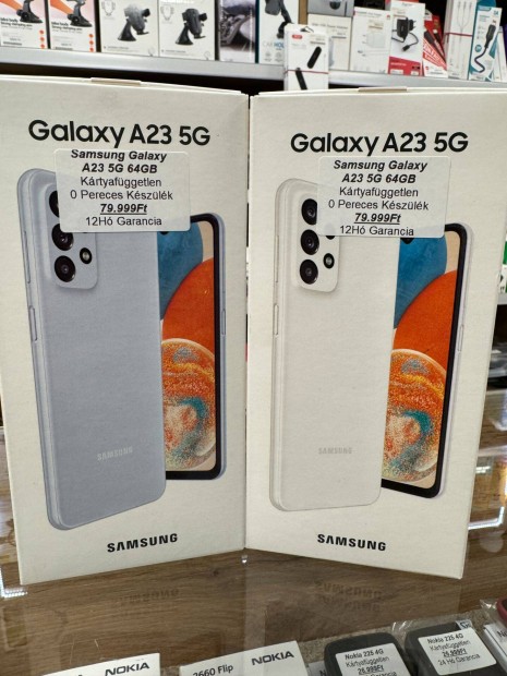 Samsung Galaxy A23 5G 64GB krtyafggetlen 12H Garancia