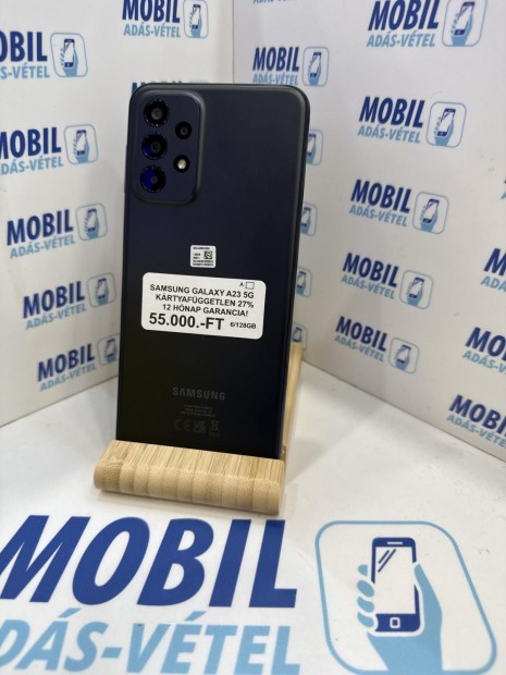 Samsung Galaxy A23 5G K�rtyaf�ggetlen 128 GB, 12 h� garancia