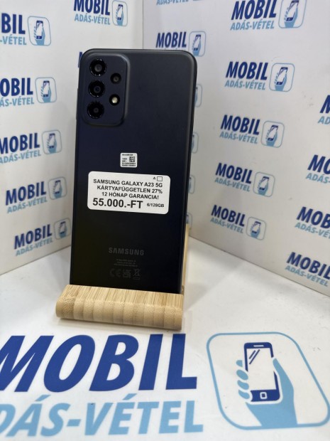Samsung Galaxy A23 5G K�rtyaf�ggetlen 128 GB, 12 h� garancia