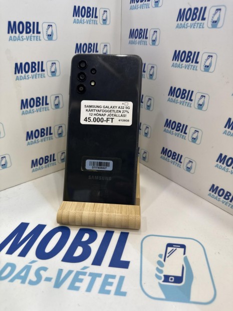 Samsung Galaxy A32 5G K�rtyaf�ggetlen 128 GB, 12 h� garancia