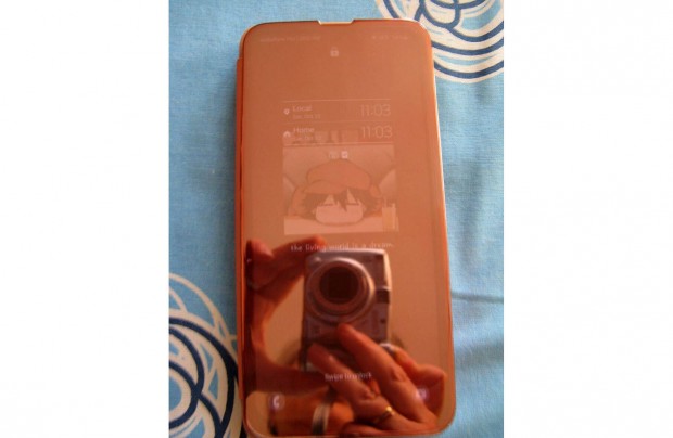 Samsung Galaxy A32 5G Rose gold tükrös flip telefontok Új