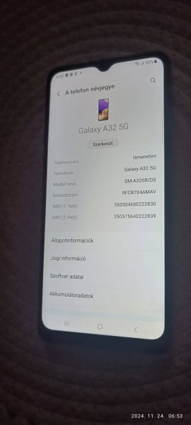 Samsung Galaxy A32 5G (karcmentes)