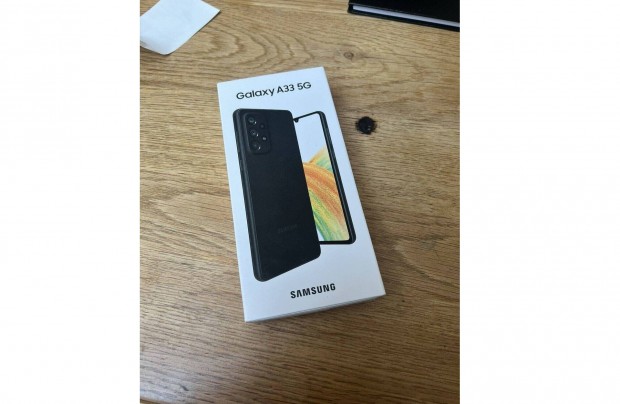 Samsung Galaxy A33 5G 128GB Black, Bontatlan, j, 1 v Garancia