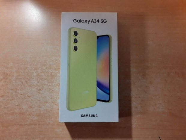 Samsung Galaxy A34 5G Dual Fggetlen j Lime 2 v Garancival !