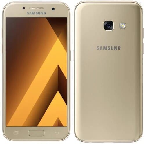 Samsung Galaxy A3 2017 (16GB)  - Akku: 100% - Szn: Arany