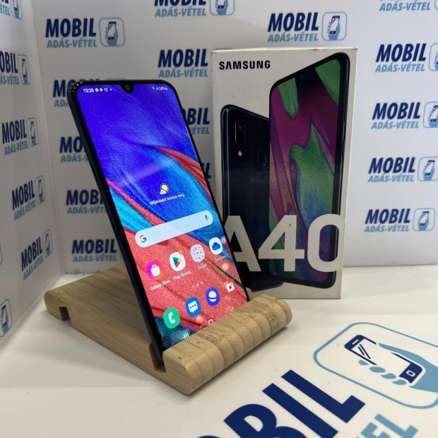 Samsung Galaxy A40 Krtyafggetlen 64 GB 4 GB Ram, 12 h garancia