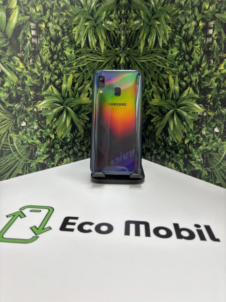 Samsung Galaxy A40 Kártyafüggetlen 64 GB, 12 hó garancia