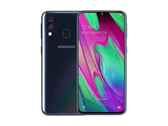 Samsung Galaxy A40 (64GB)  - Szn: Fekete