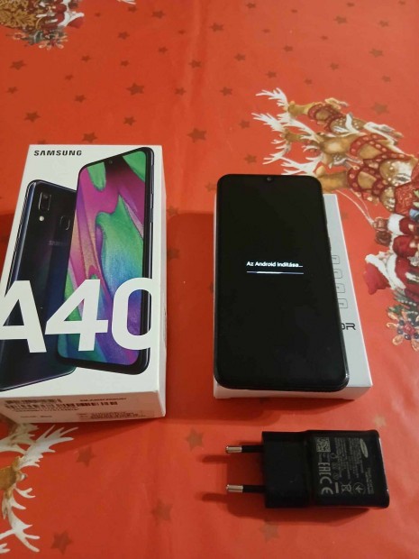 Samsung Galaxy A40 dual sim, krtyafggetlen mobiltelefon