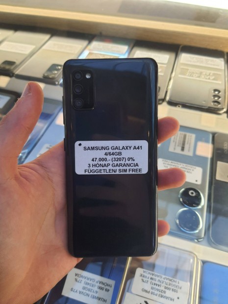 Samsung Galaxy A41 4/64 GB SIM Free 3 hónap garancia