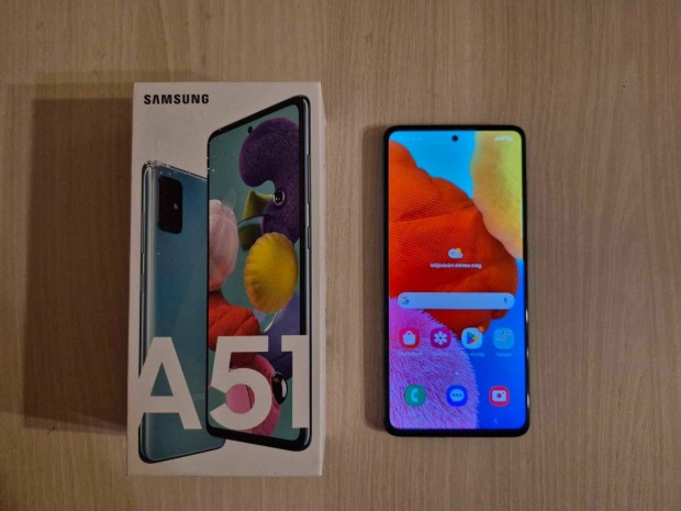 Samsung Galaxy A51 128GB Dual Blue jszer Garis !