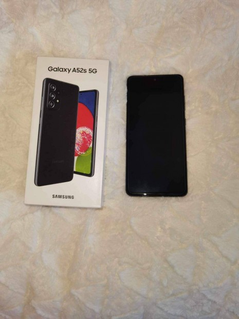 Samsung Galaxy A52S 5G 128/6G Mobiltelefon Awsome Black sznben+4dbtok