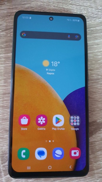 Samsung Galaxy A52 5G A526B Dual Sim 6/128GB - fggetlen, feljtott