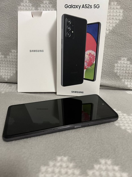 Samsung Galaxy A52s 5G 128 GB jszer llapotban, els tulajdonostl