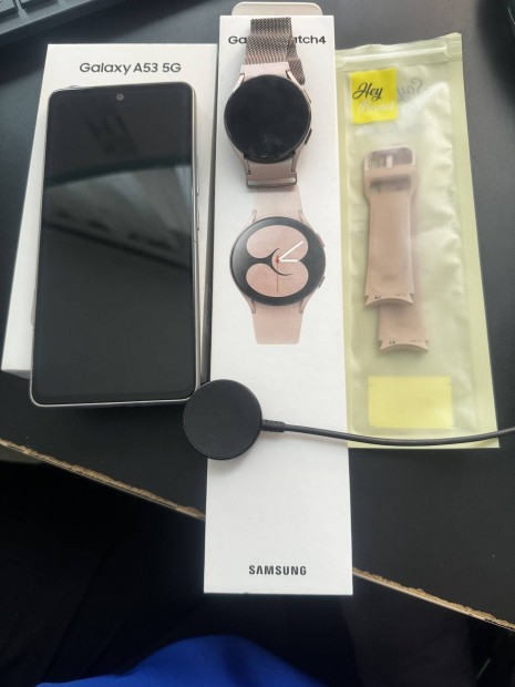 Samsung Galaxy A53 5G s Watch 4