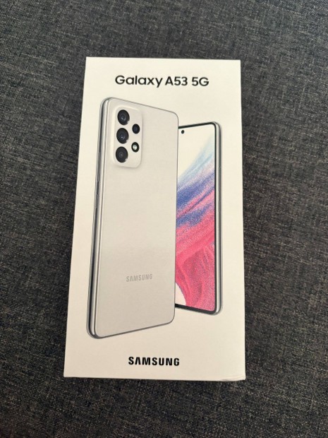 Samsung Galaxy A53 5G kártyafüggetlen okostelefon /fehér/